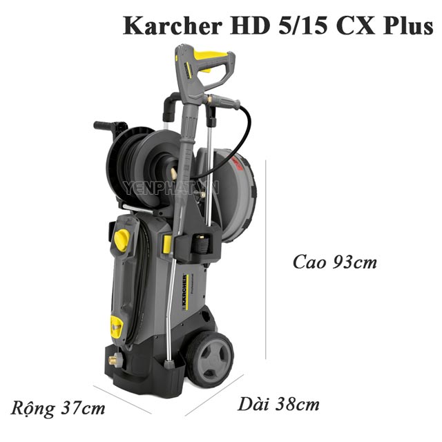 Model máy bơm rửa xe ô tô Karcher HD 5/15 CX Plus