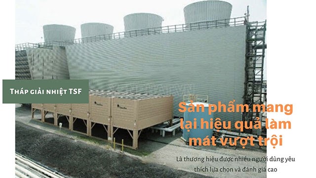 ưu điểm tháp giải nhiệt công nghiệp TSF
