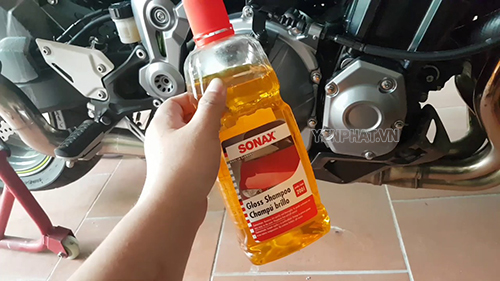 Dung dịch rửa xe Sonax có khả năng làm sạch sâu
