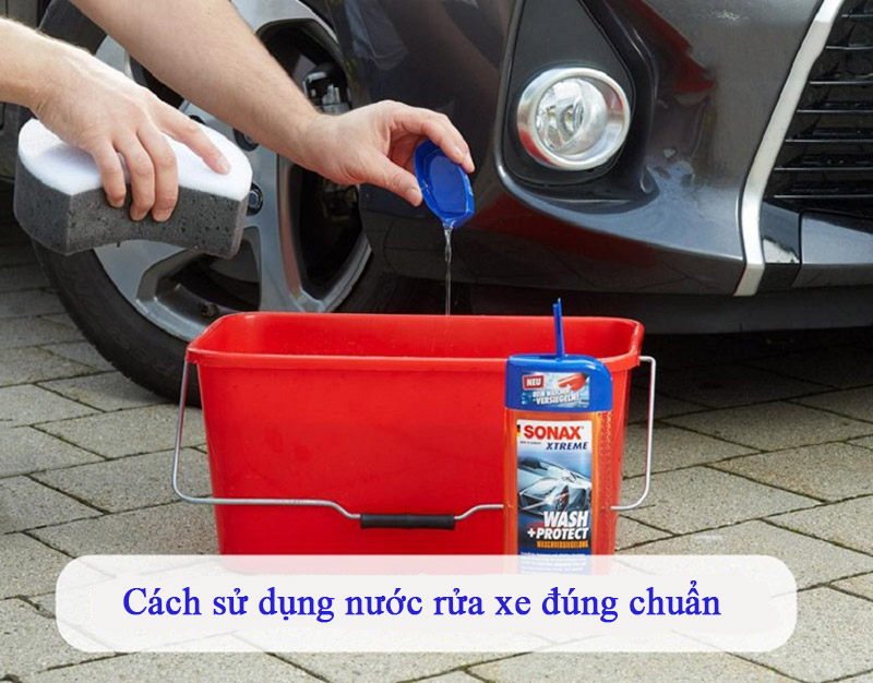 Cách sử dụng nước rửa xe đúng chuẩn