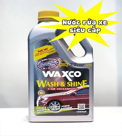 Sản phẩm nước rửa xe Waxco chuyên dụng