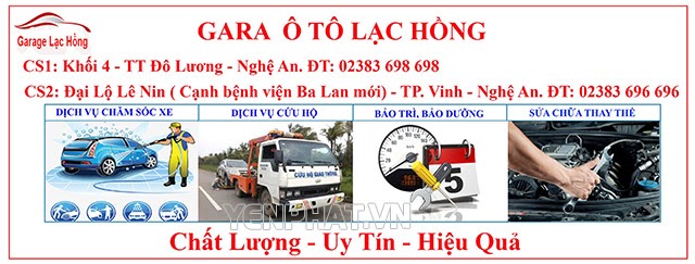 Rửa xe Lạc Hồng Nghệ An