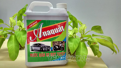 Nước rửa xe Anaquat là sản phẩm của nước ta sản xuất