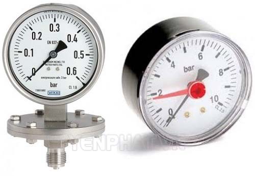 Đồng hồ đo bar chuẩn thông thường