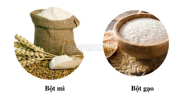 Bột mì bột gạo là hai nguyên liệu xử lý sàn dính dầu mỡ hiệu quả