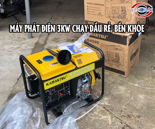 Top 7+ Máy phát điện 3kW chạy dầu: Giá rẻ, Đáng mua nhất