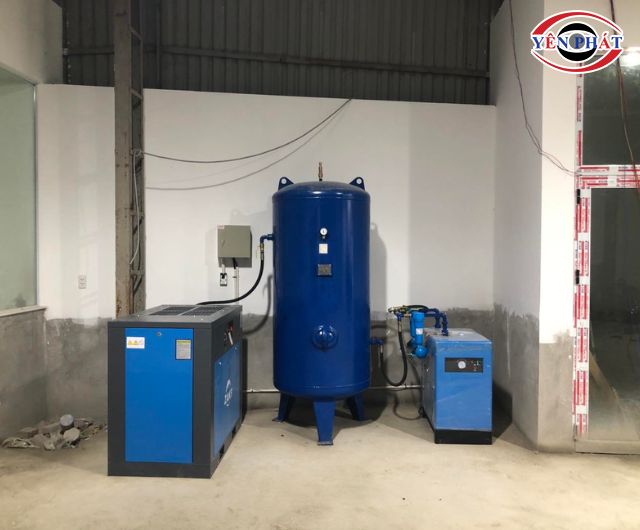 Máy nén khí trục vít không dầu: Cấu tạo, Nguyên lý, Ưu điểm
