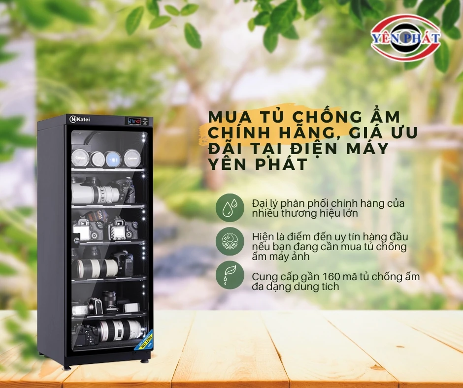Mua tủ chống ẩm chính hãng tại Yên Phát