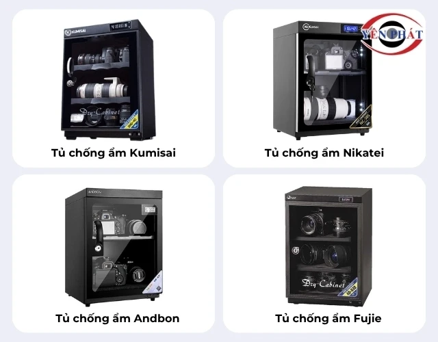 Phân loại tủ chống ẩm theo thương hiệu