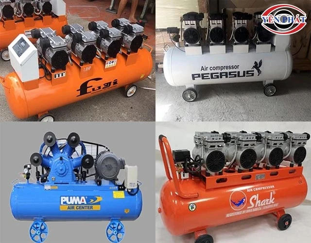 Máy nén khí 4 đầu - Sức mạnh gấp 4 lần, hiệu suất vượt trội