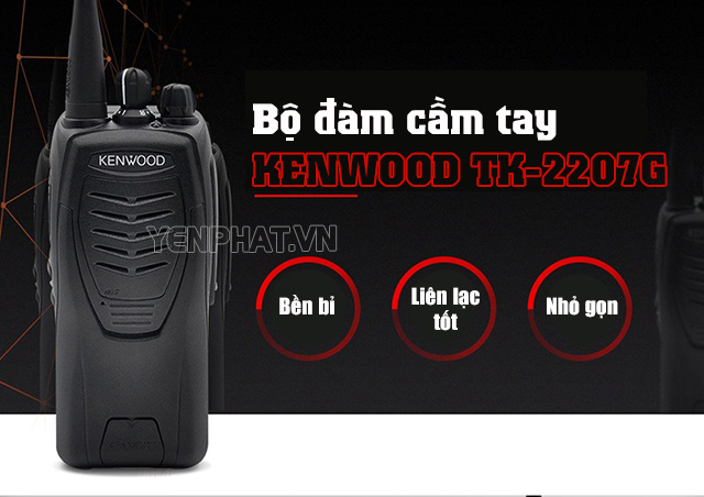 bộ đàm kenwood tk-2207g | Điện Máy Yên Phát