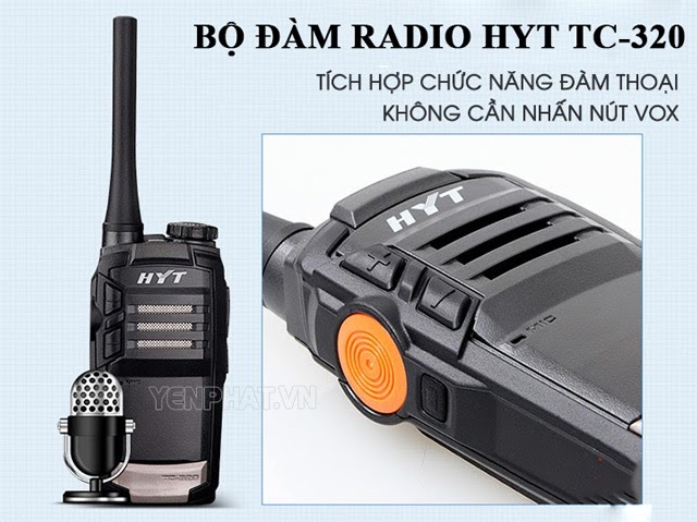 bộ đàm radio HYT TC-320- Điện Máy Yên Phát