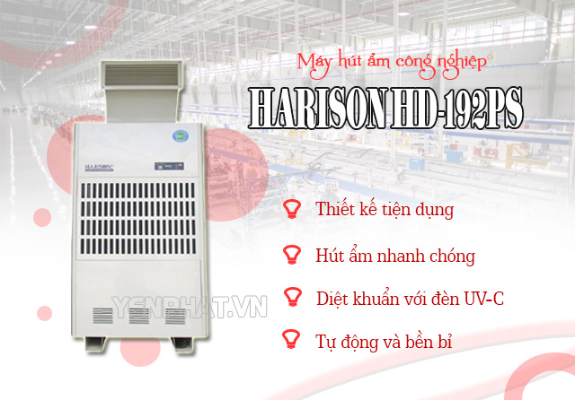 máy hút ẩm công nghiệp harison hd 192ps | Điện Máy Yên Phát