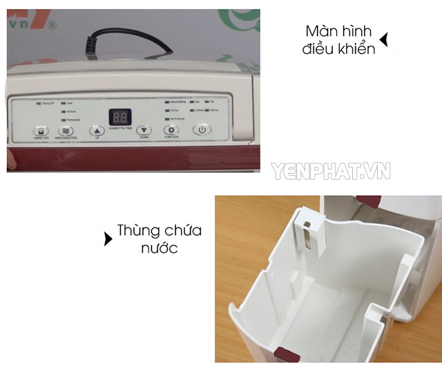 cấu tạo máy hút ẩm dân dụng fujie hm-618ec giá rẻ | Điện Máy Yên Phát