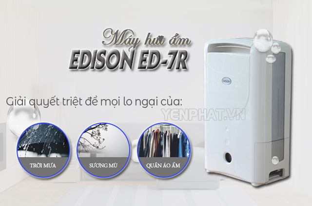 máy hút ẩm edison ed 7r chính hãng | Điện Máy Yên Phát
