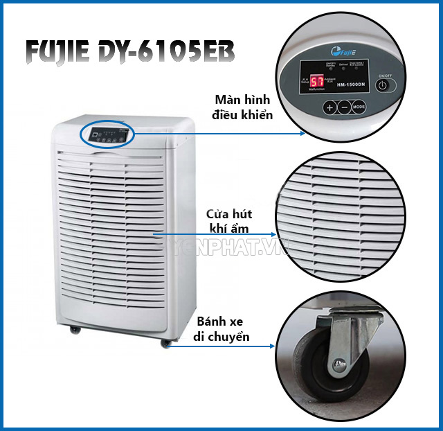 máy hút ẩm fujie dy-6105eb giá rẻ | Điện Máy Yên Phát