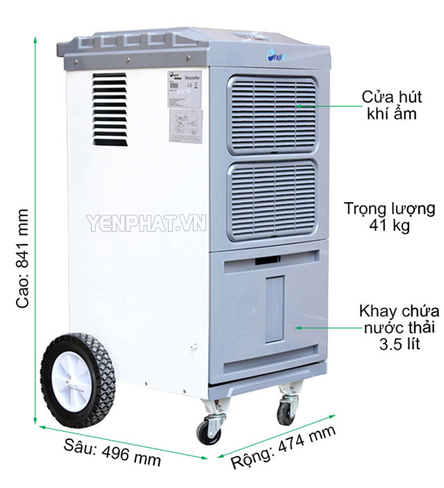 ứng dụng máy hút ẩm fujie hm 700dn - Điện Máy Yên Phát