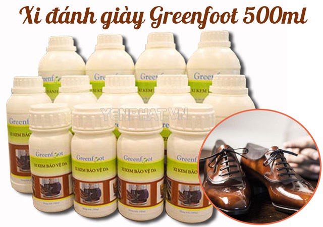 Đặc điểm của xi đánh giày Greenfoot 500ml