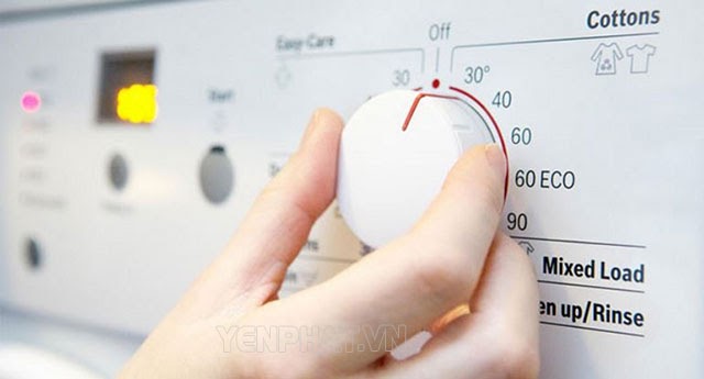 Chọn nhiệt độ và chế độ giặt thích hợp