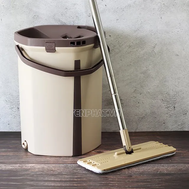Cây lau nhà thông minh Lock&Lock Squeeze Flat Mop ETM 471