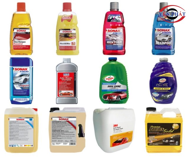 Các loại hóa chất rửa xe chuyên dụng