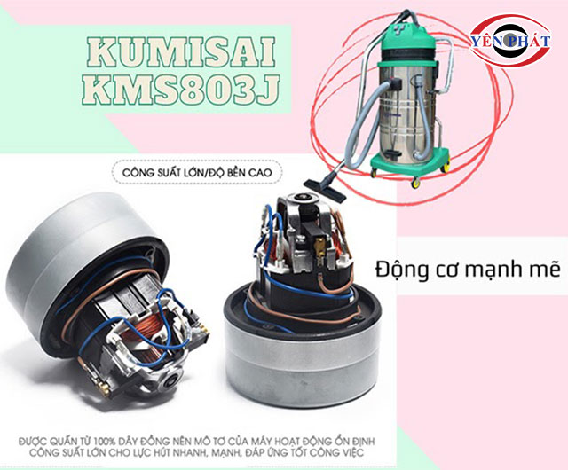 động cơ máy hút bụi Kumisai KMS803J