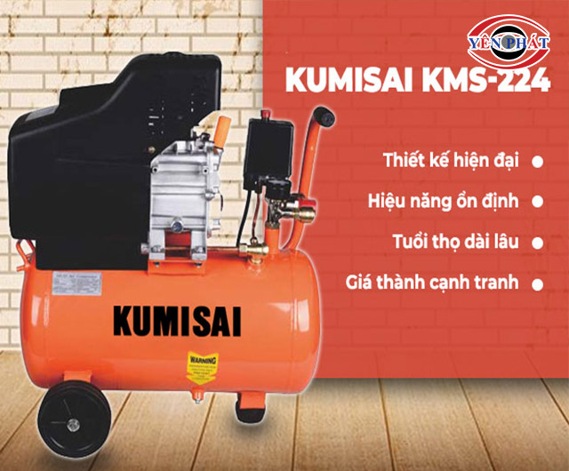 ưu điểm Máy nén khí Kumisai KMS-224