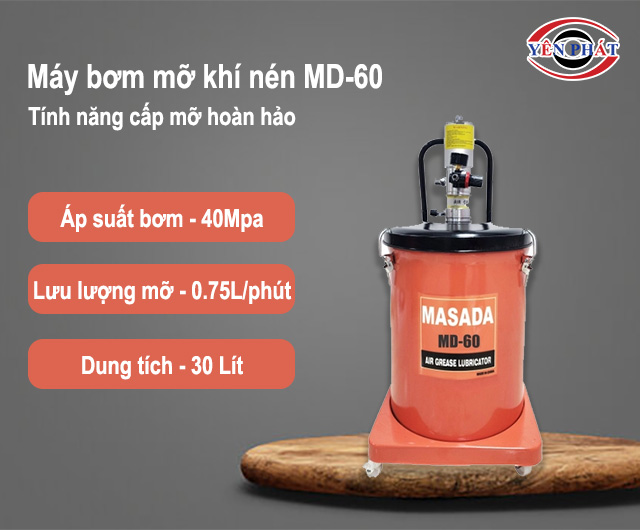 ưu điểm của máy bơm mỡ MD 60