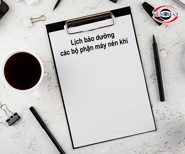 Ghi chép lịch bảo dưỡng