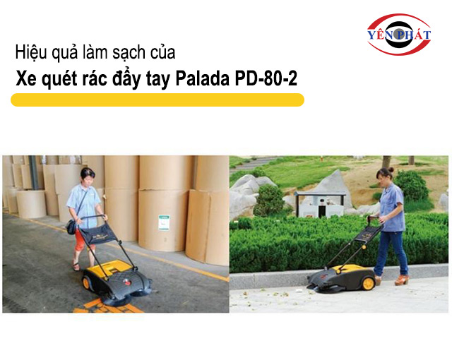 Xe quét rác đẩy tay Palada PD-80-2