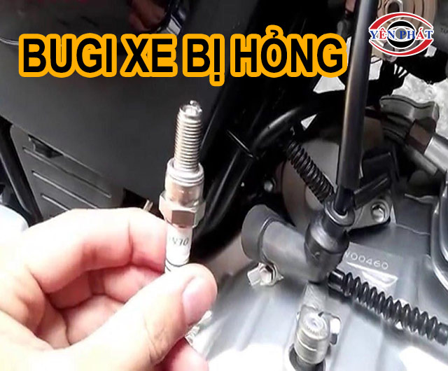 hỏng bugi của xe máy