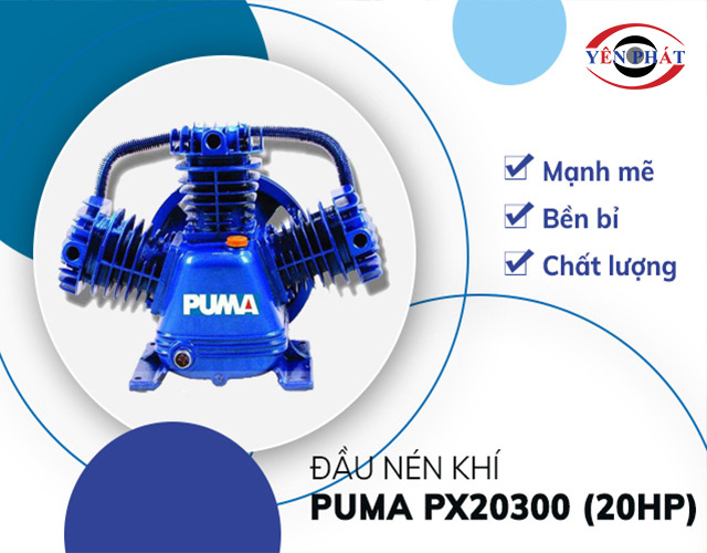 ưu điểm của Đầu nén khí Puma PX20300 (20HP)