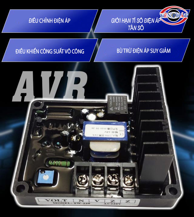 ưu điểm của AVR máy phát điện