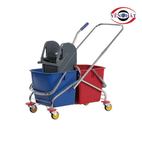 Xe vắt móp đôi 34 lít khung inox