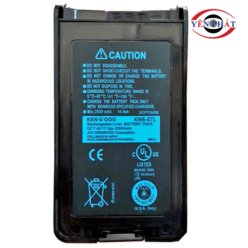 Pin máy bộ đàm Kenwood KNB-57L