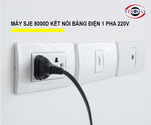 Kết nối dễ dàng của máy rửa xe ô tô hơi nước nóng với nguồn điện 1 pha 220V