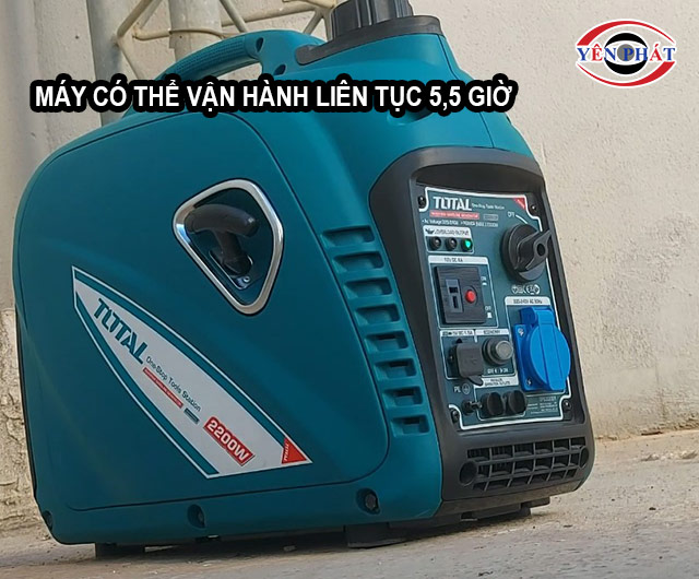 máy có thể dùng liên tục 5.5h