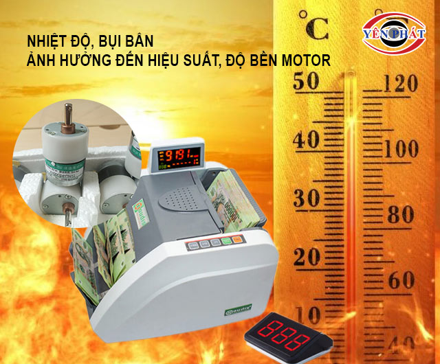 nhiệt độ, bụi bẩn ảnh hưởng đến hiệu suất motor