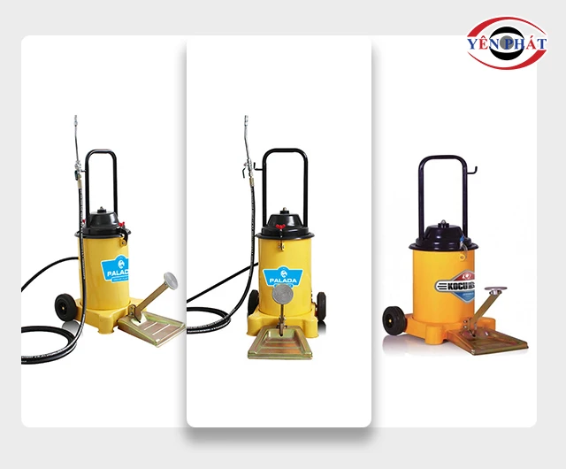máy bơm mỡ bằng chân