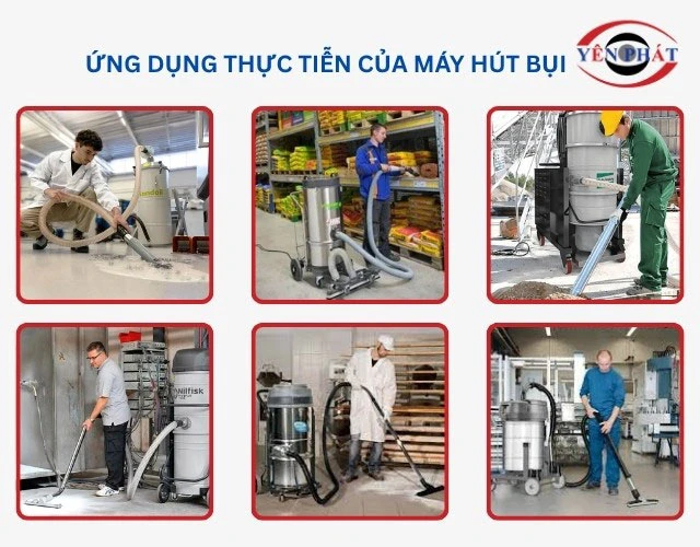 Ứng dụng của máy hút bụi nhà xưởng công nghiệp