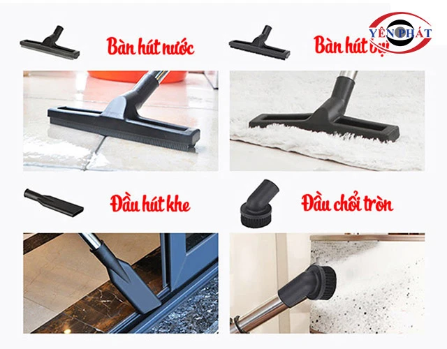 đầu hút của máy hút bụi nhà xưởng