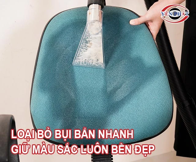 máy giặt thảm phun hút giúp giữ màu sắc luôn bền đẹp