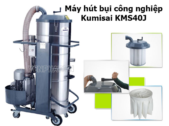 Hình ảnh máy hút bụi công nghiệp Kumisai KMS40J 