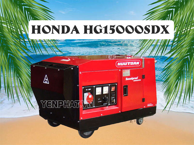 Máy phát điện xăng giảm thanh Honda HG15000SDX