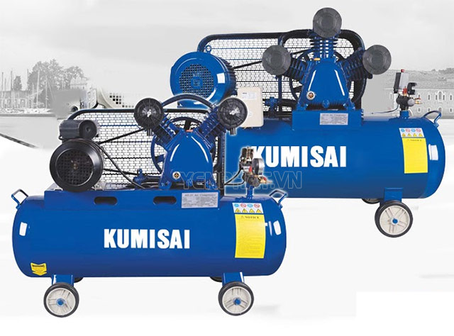 Máy nén khí Kumsai được đánh giá cao với thiết kế hiện đại và tiện dụng