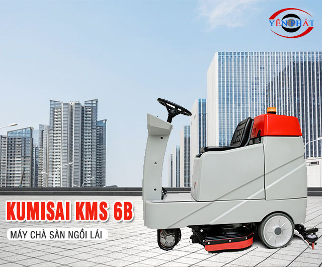 Thiết kế máy chà sản liên hợp ngồi lái Kumisai KMS 6B