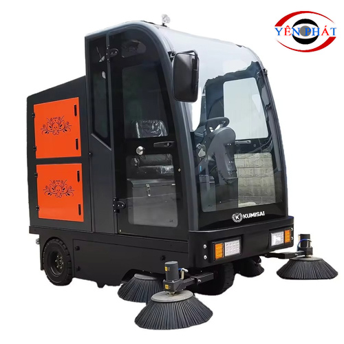 Xe quét rác công nghiệp ngồi lái Kumisai KMS-S13
