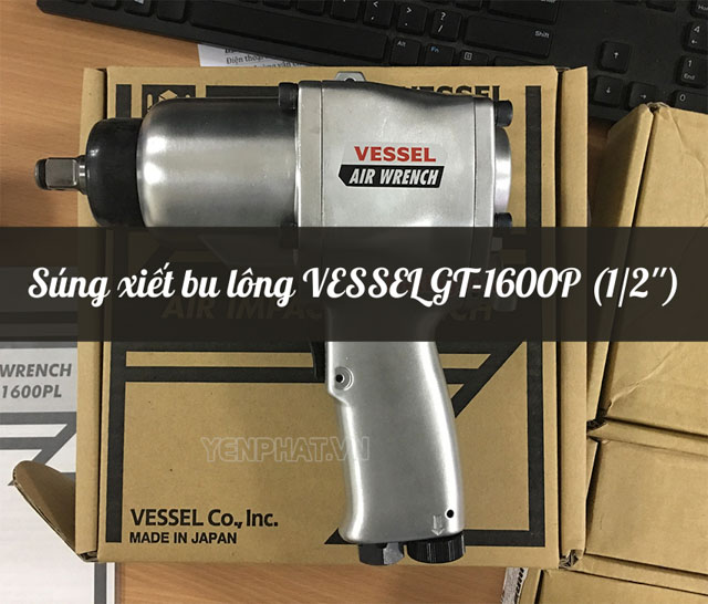 súng bắn bu lông VESSEL GT-1600P (1/2'')