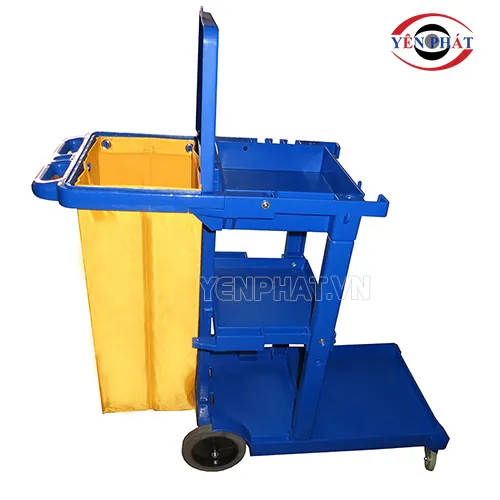 Xe dọn vệ sinh 3 tầng hình chữ L 3