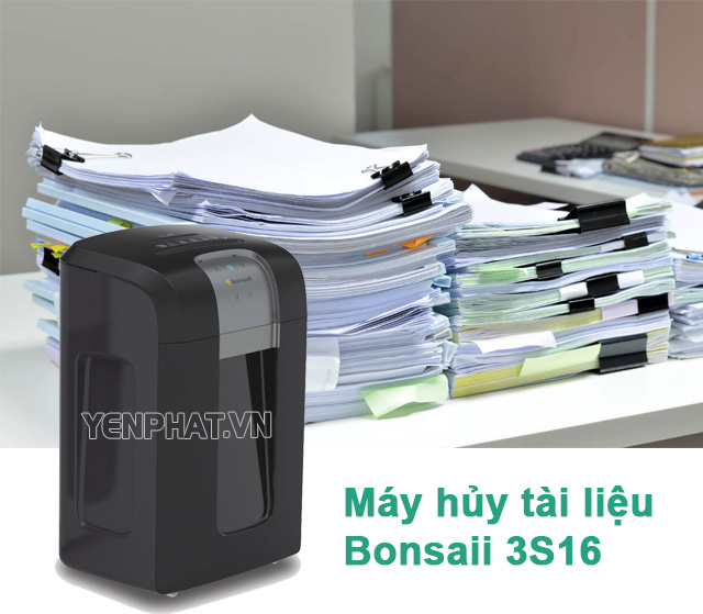 Máy hủy tài liệu Bonsaii 3S16